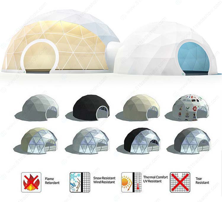 geodesic dome tent for outdoor events