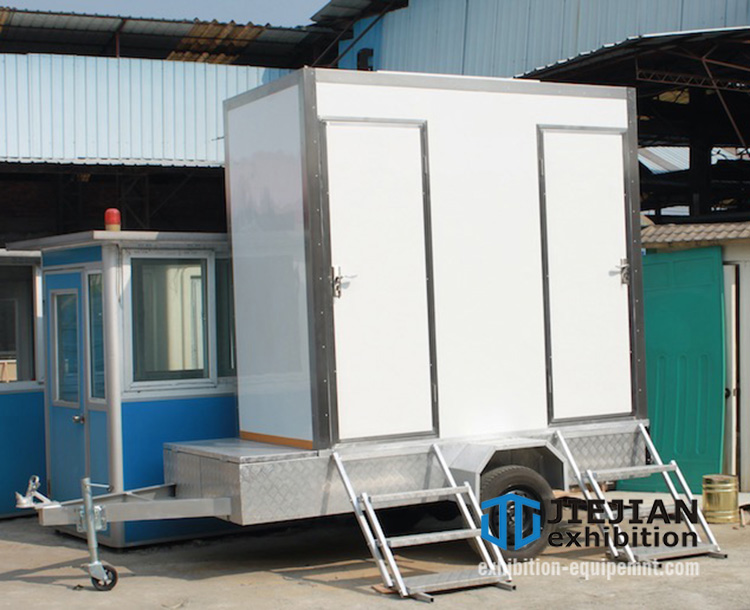 mobile toilet trailer